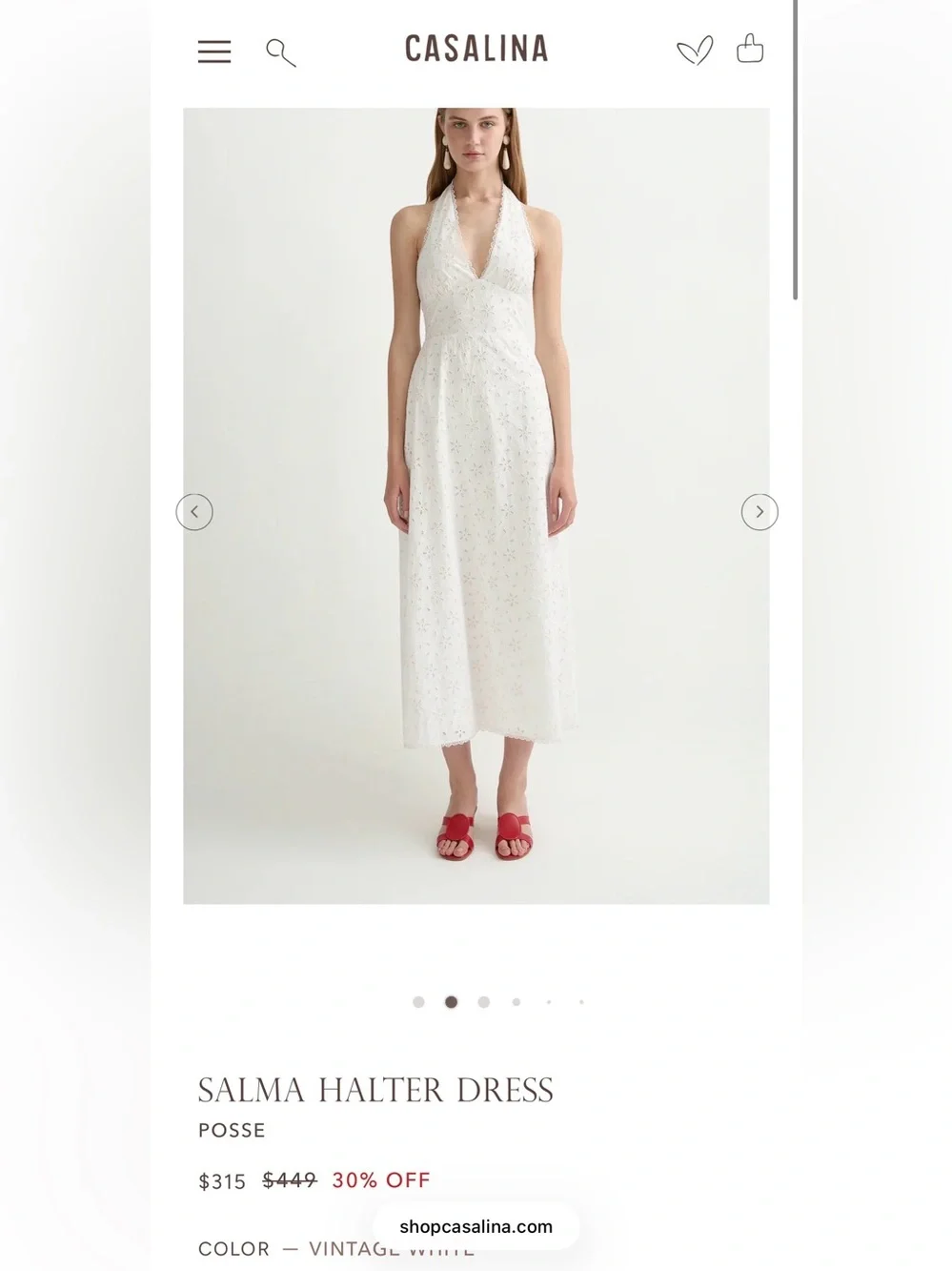 Salma Halter Dress
